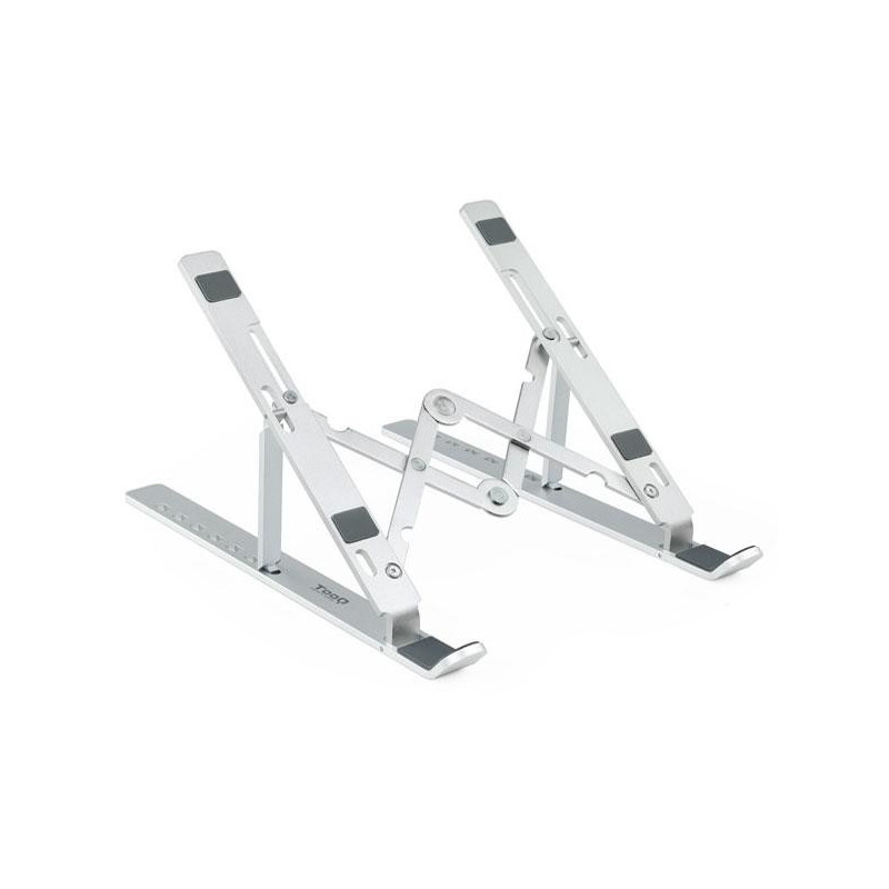 Soporte aluminio plegable para portatil Hasta 15\  Tooq TQLRS0033-AL / 7 niveles de altura / Tablets / Movil"