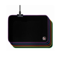 Alfombrilla Gaming Led RGB Gembird / Usb / 10 Modos Iluminacion Led / 250x350mm / MP-GAMELED-M