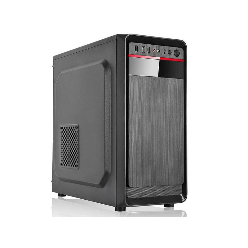 Caja Micro ATX L-Link Kluster + Fuente 500W / USB 3.0 / Negra