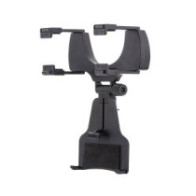 Soporte de coche para Movil Espejo retrovisor 3.5 - 6.8 Pulgadas  / E6279 / Negro / 200332