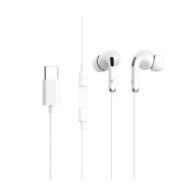 Auriculares + Micro intrauditivos  NC3155 / Conexion Type-C / 1.2m / Blanco / MTK
