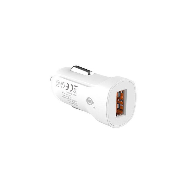 Cargador de coche-mechero Usb / 12w / Blanco / A5791 / One+