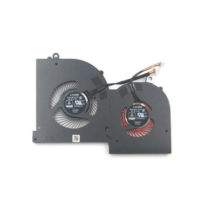 Ventilador para portatil MSI GS65 GPU (DOBLE)