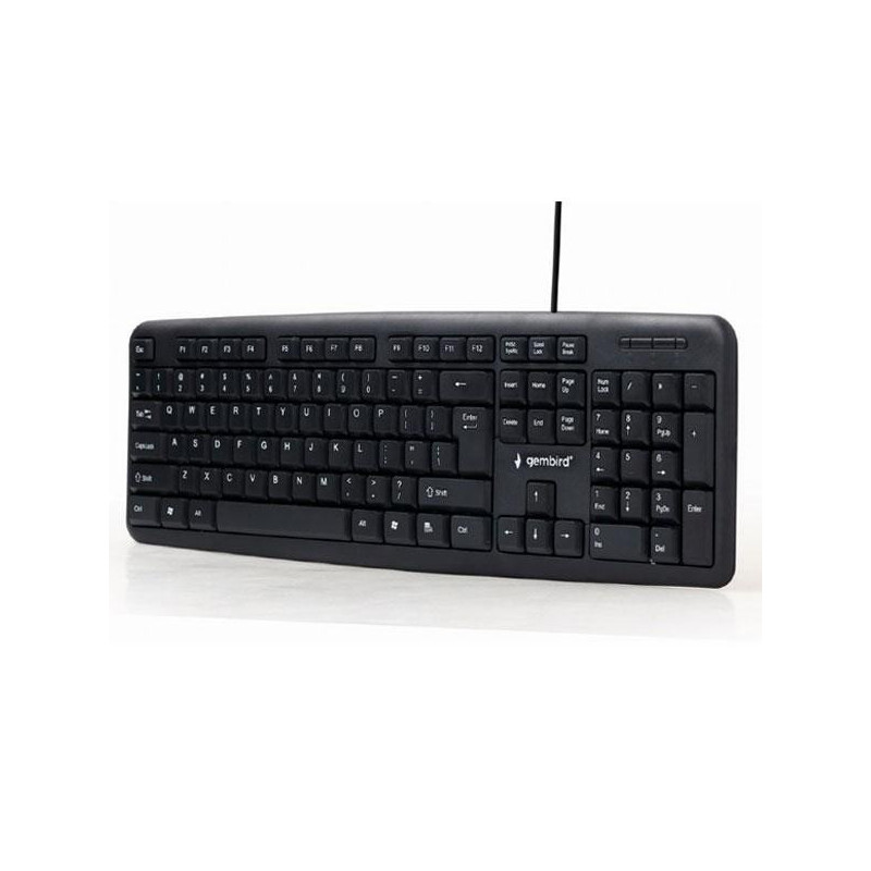 Teclado USb Gembird / 104 Teclas / Negro / KB-U-103-ES