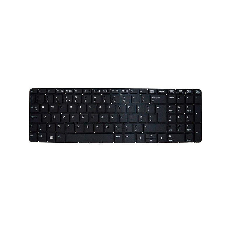 Teclado compatible para portátil HP Probook 430 G2 / 440 G1 / 445 G1 / 640 G1 / ingles / negro con marco