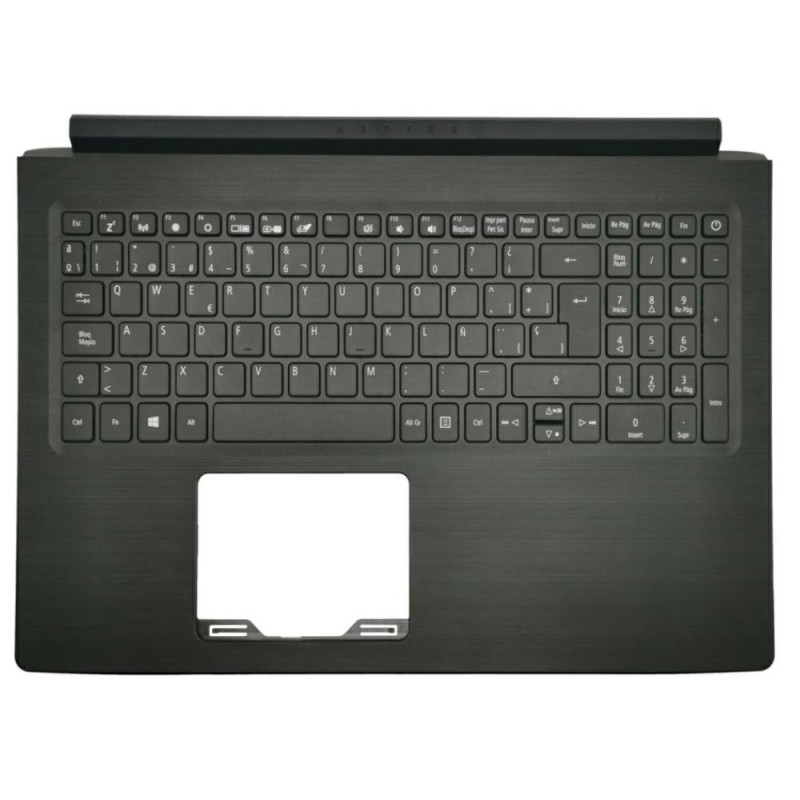 Top case + Teclado compatible para portátil ACER A315 Negro