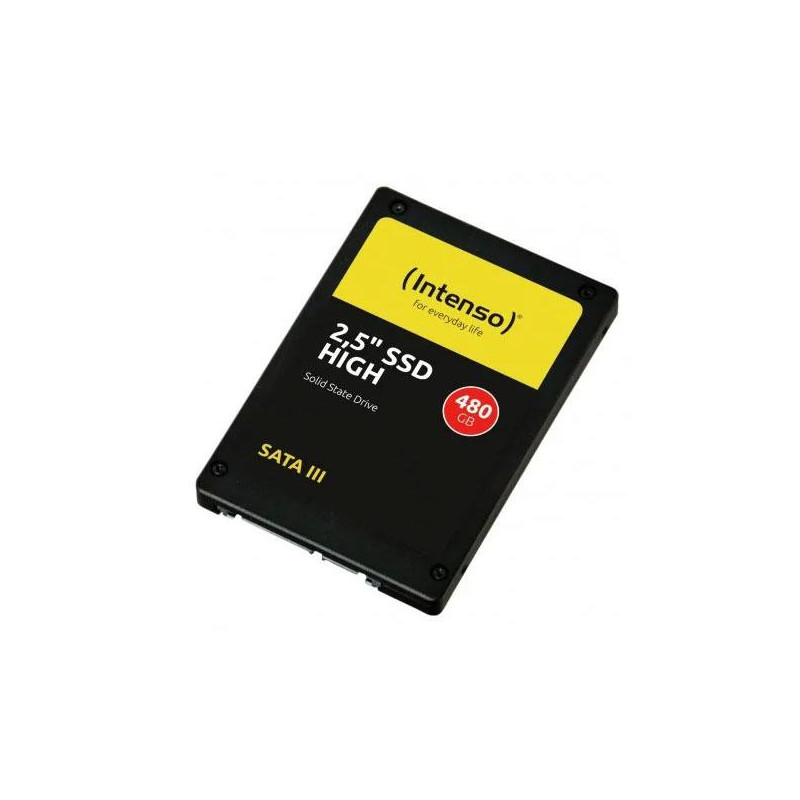 Disco duro 2.5 SSD Intenso 480Gb High Performance / 3D Nand SLC / Sata 3 / 520mb/s