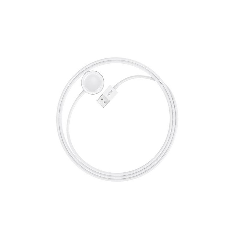 Cable de Carga Magnetico para Apple Watch S1 al S5 / Tb1251 / 2.5w / 1m / Blanco / Mtk