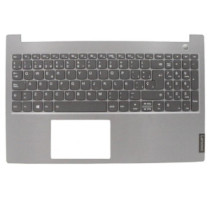 Top case + Teclado compatible para portátil LENOVO 15-IML Plata