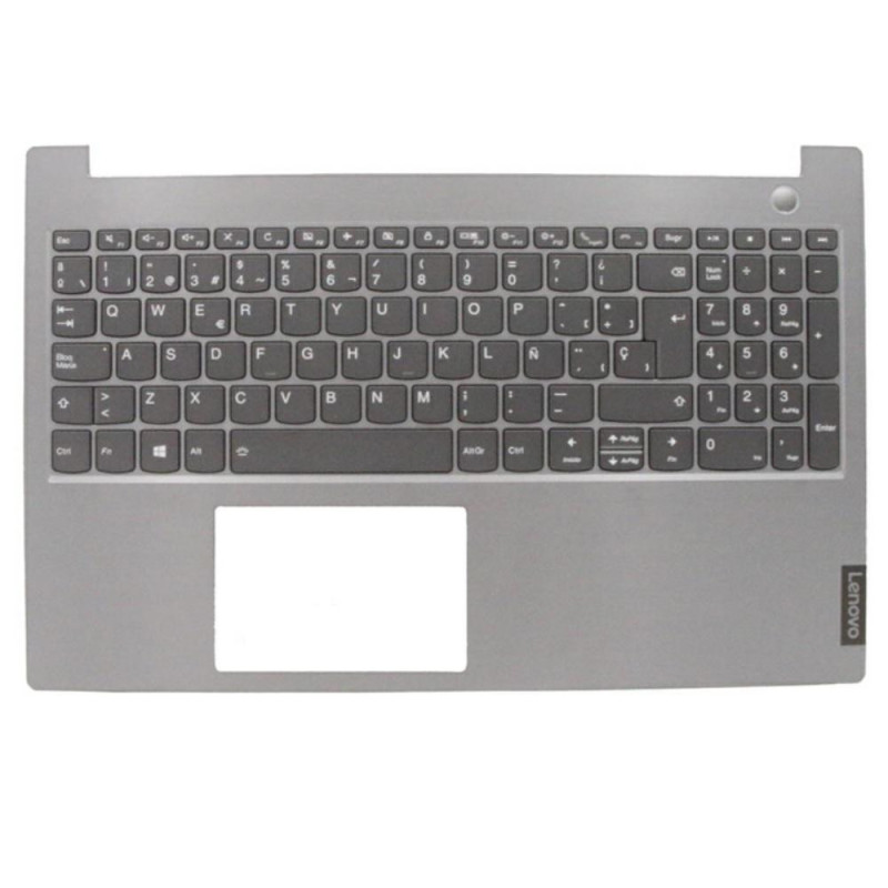Top case + Teclado compatible para portátil LENOVO 15-IML Plata