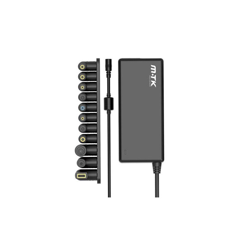Cargador para portátil universal automático 90W / 11 conectores / 2.2m / TG7190 / MTK