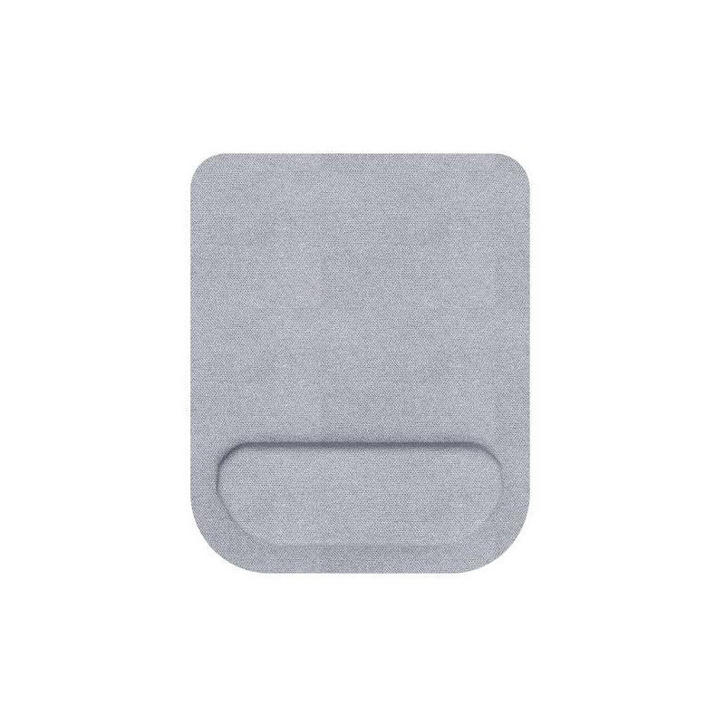 Alfombrilla con reposa muñecas / Espuma Efecto memoria / Gris / NR9256 One+