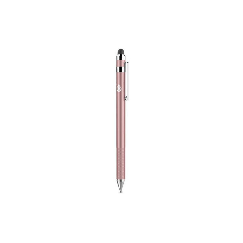 Lapiz tactil - Puntero para Tablet - Smartphones / Ng6032 / Rosa Oro / 2x Puntas Tactiles / One+