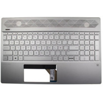 Top case + Teclado compatible para portátil HP 15-CS / 15-CW Plata