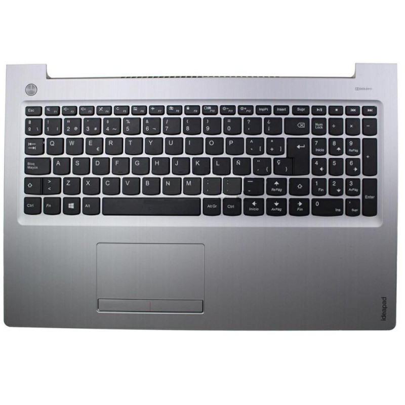 Top case + Teclado compatible para portátil LENOVO 310-15IKB Plata