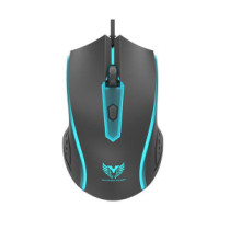 Ratón Usb Gaming NG6025 / Hasta 2400 Dpi / 6 Botones / Leds multicolor / 1.5m / Negro / Mtk
