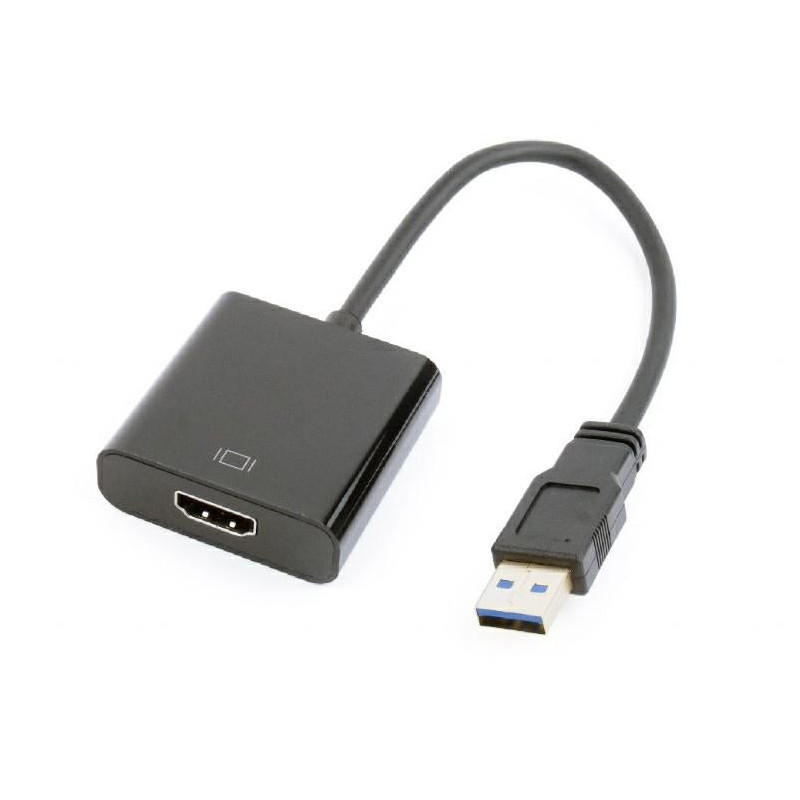 Adaptador Video Usb 3.0 a Hdmi Negro / A-USB3-HDMI-02