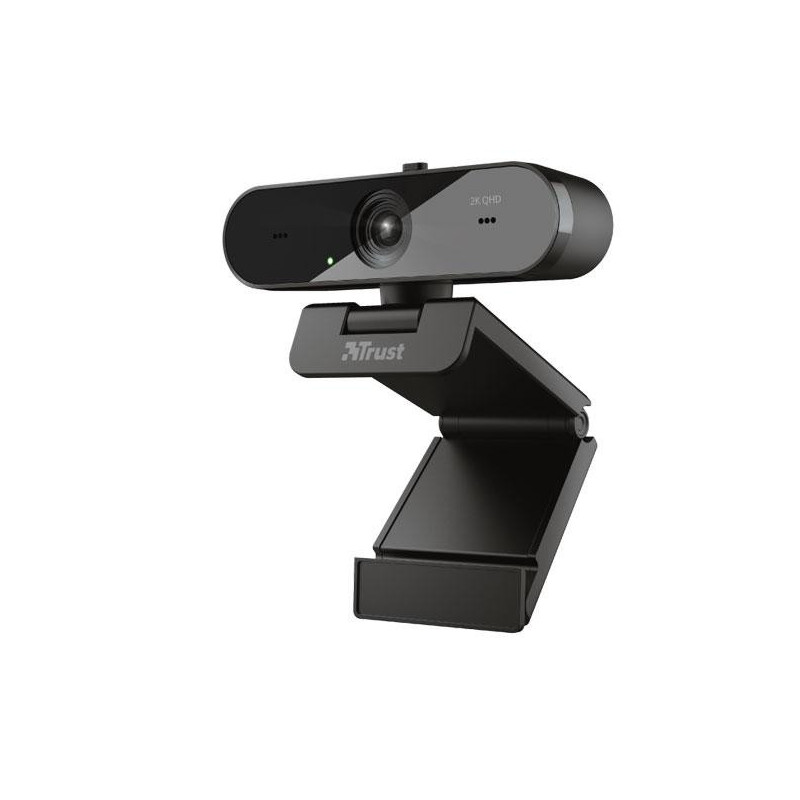 Webcam Streaming Trust 2K TW-250  / QHD 2K / Enfoque Automatico / Gran Angular / 2x Micrófonos