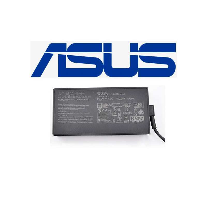 Cargador original para portátil ASUS 150W 20V 7.7A 4.5x3.0 mm