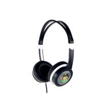 Auriculares para niños Gembird con limitador de volumen / Negro / MHP-JR-BK