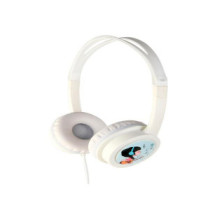 Auriculares para niños Gembird con limitador de volumen / Blanco / MHP-JR-W