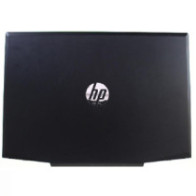 LCD Cover compatible para portátil HP 15-CX Negra logo plata