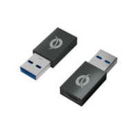 Kit adaptadores Conceptronic Donn /  USB 3.0 tipo A macho a Type-C hembra / DONN10G