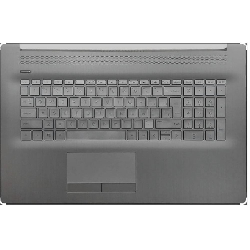 Top case + Teclado compatible para portátil HP 17-BS / 17-BY Plata