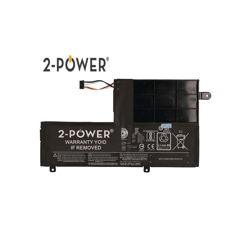 Batería compatible para portátil LENOVO Yoga 500-151BD 7.4V 4050mAh 2-POWER