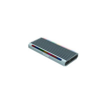 Caja externa SSd M.2 Ngff / NVMe Type-C Usb 3.1 Gen2 / Tooq / RGB / Shinobi / Gris / Tqe-2221G
