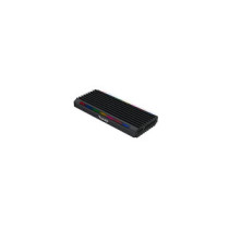 Caja externa SSd M.2 Ngff / NVMe Type-C USB 3.1 Gen2 / Tooq / RGB / Shinobi / Negro / Tqe-2222b