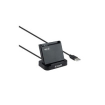 Lector Dni externo Tooq USB 2.0 Vertical / Dni 4.0 / Negro / TQR-220B