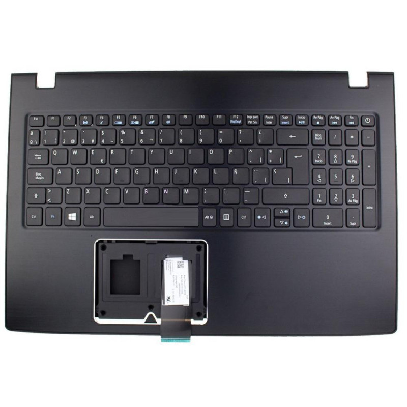 Top case + Teclado compatible para portátil ACER E5-523 Negro