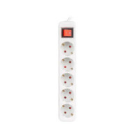 Regleta 5 tomas Lanberg / Proteccion infantil / Cable 3m /  Blanca  / ps1-05f-0300-w