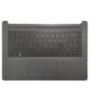 Top case + Teclado compatible para portátil HP 240 G7 Gris oscuro