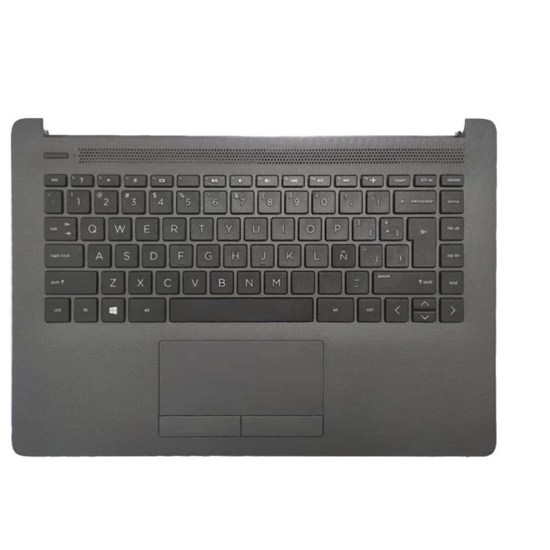 Top case + Teclado compatible para portátil HP 240 G7 Gris oscuro
