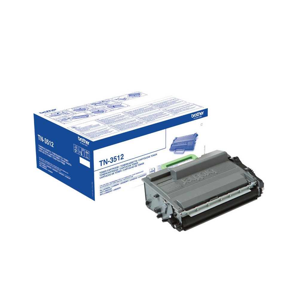 Tóner original brother tn3512 negro 12.000 páginas