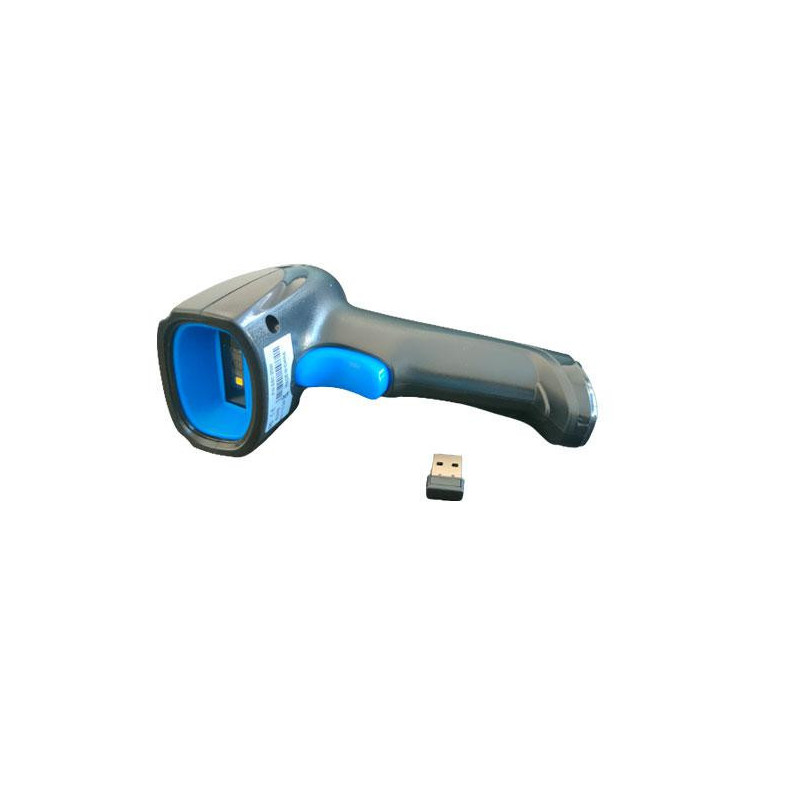 Lector codigo de barras laser Inalambrico RF +  Bluetooth Eightt / 1D-2D-QR / Usb / Negro / ESC-2DW