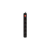 Regleta 5 tomas Lanberg / Proteccion infantil / Cable 1.5m / Negra / ps1-05f-0150-bk