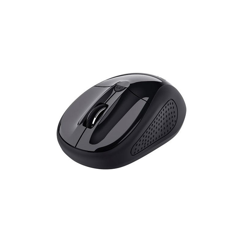 Raton Inalambrico Trust Basics / 1600 Dpi / 4 Botones / Ambidiestro / Negro / 24658