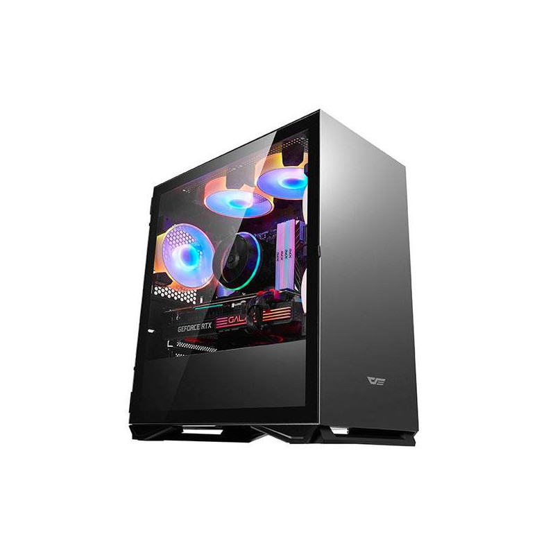 Caja Gaming Darkflash DLM22 Negra / M-Atx / M-Itx / Cristal Templado