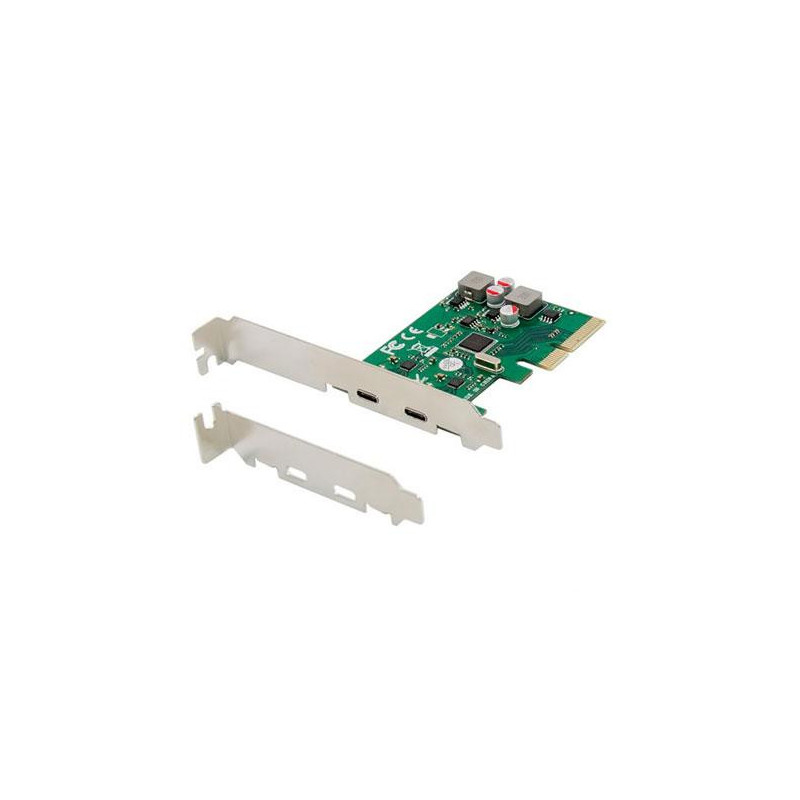 Tarjeta controladora Conceptronic Pci Express Type-C / 2 Puertos / Incluye soporte LP / Autoalimentada   EMRICK08G