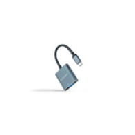 Adaptador Type-C a VGA M/H / 10cm / Aluminio / Gris / Nanocable 10.16.4101-G