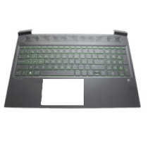 Top case + Teclado compatible para portátil HP 16-A Negro