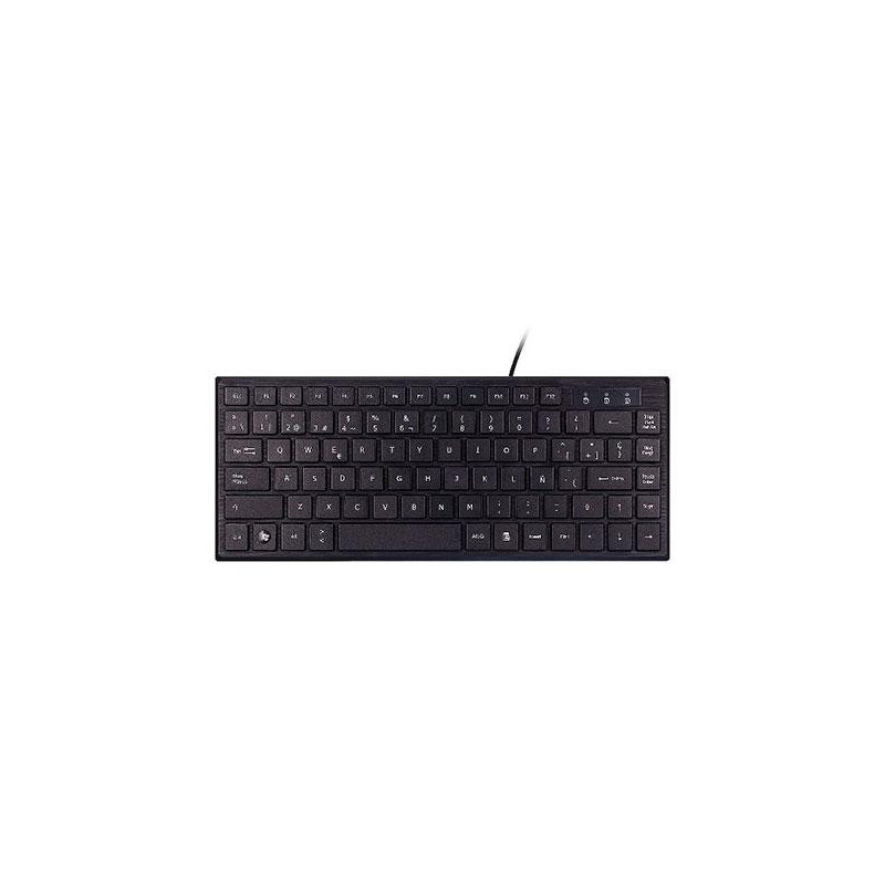Teclado Compacto Unykach KB 302 Mini / USB / 83 teclas / negro
