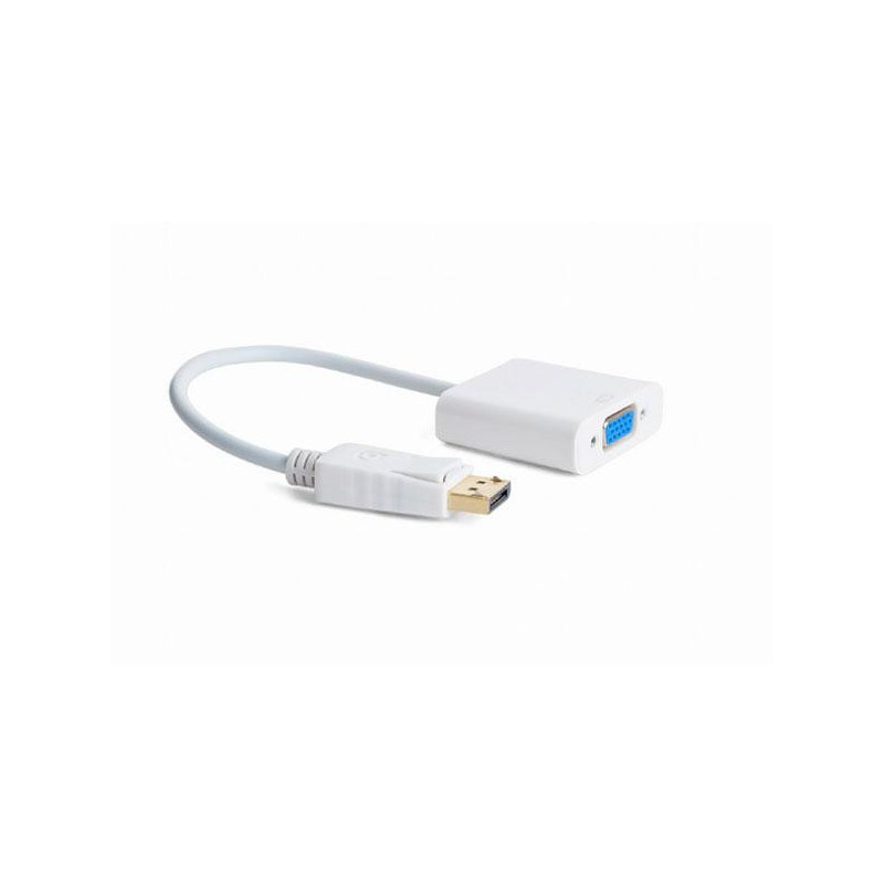 Adaptador DisplayPort a VGA Tipo B / Blanco / Cablexpert a-dpm-VGAf-02-W