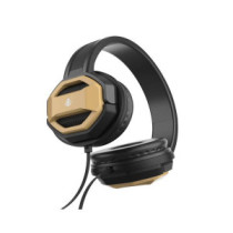 Auriculares Diadema NC3200 / Jack 3.5mm / Microfono / Oro / One +