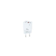 Cargador de red Usb + Type-C / 20W / Blanco / TQWC-QCPD20WT / Tooq