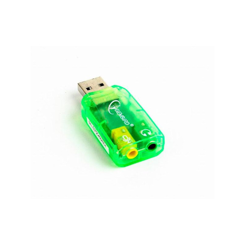 Tarjeta de sonido USB externa 5.1 Gembird Virtus Plus / SC-USB-01