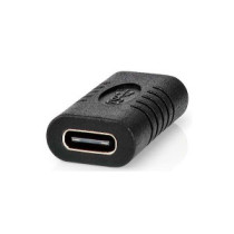 Adaptador Type-C a Type-C 3.2 Gen 2 / Hembra -  Hembra /  Nedis / CCGP64900BK